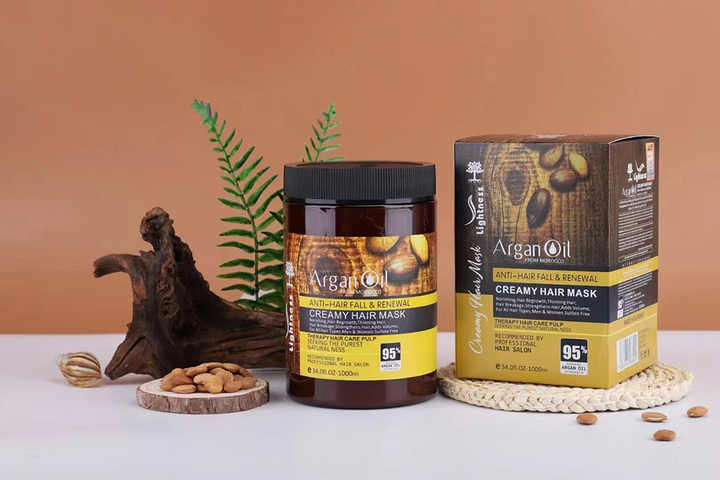 OEM Custom Luxury Sulphate Free Vegan Natural Organic Lightness Argan Oil Hair Care Shampoo and Conditioner Set