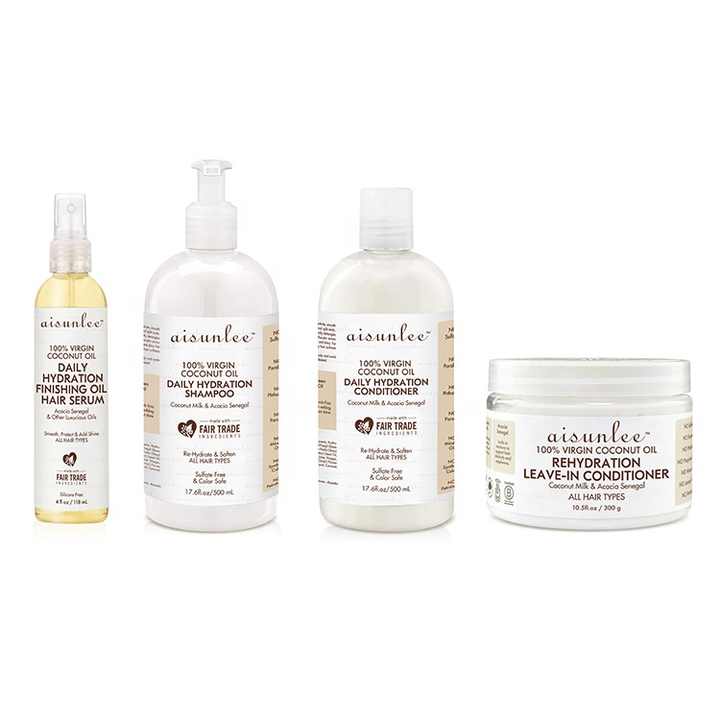 Natural Bar Damaged Care Products Black Caster Oil Ingredients Shampoo and Conditioner Hair Care Set for Dry Hair Sets