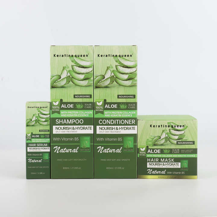 Private Label 100% Natural Organic Best Aloe Vera Moisture Hair Black Curly Hair Anti Dandruff Shampoo and Conditioner