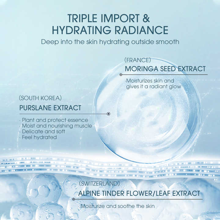 Wholesale Customizable Hyaluronic Acid Moisturizing Spray 800 Micro for Dry Skin Skin Toner