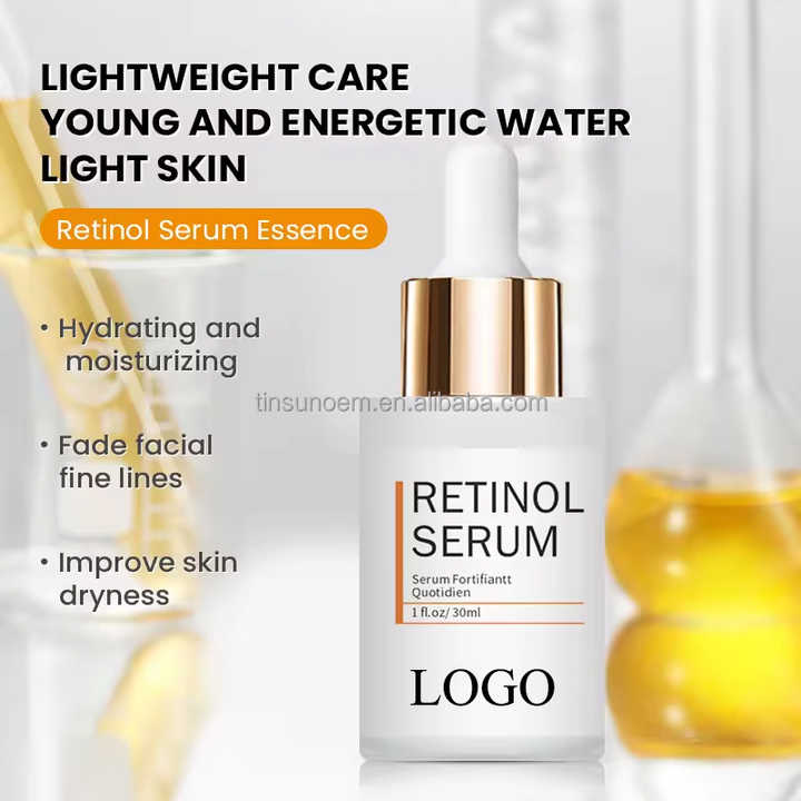 Private Label Korean Skin Tightening Collagen Serum Anti Aging Vitamin c Face Serum Retinol Serum